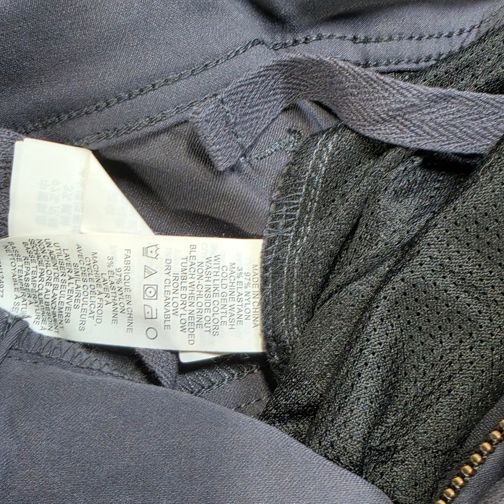 Prana Halle Hiking Pants Womens 4 Gray Roll-Up Articulated Knee Stretch Trail - Picture 13 of 15
